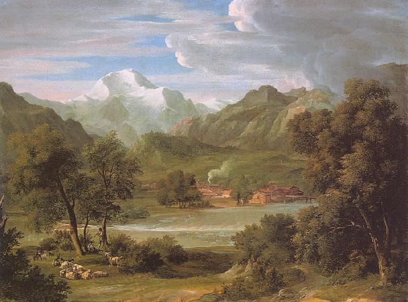 Joseph Anton Koch The Lauterbrunnen Valley China oil painting art